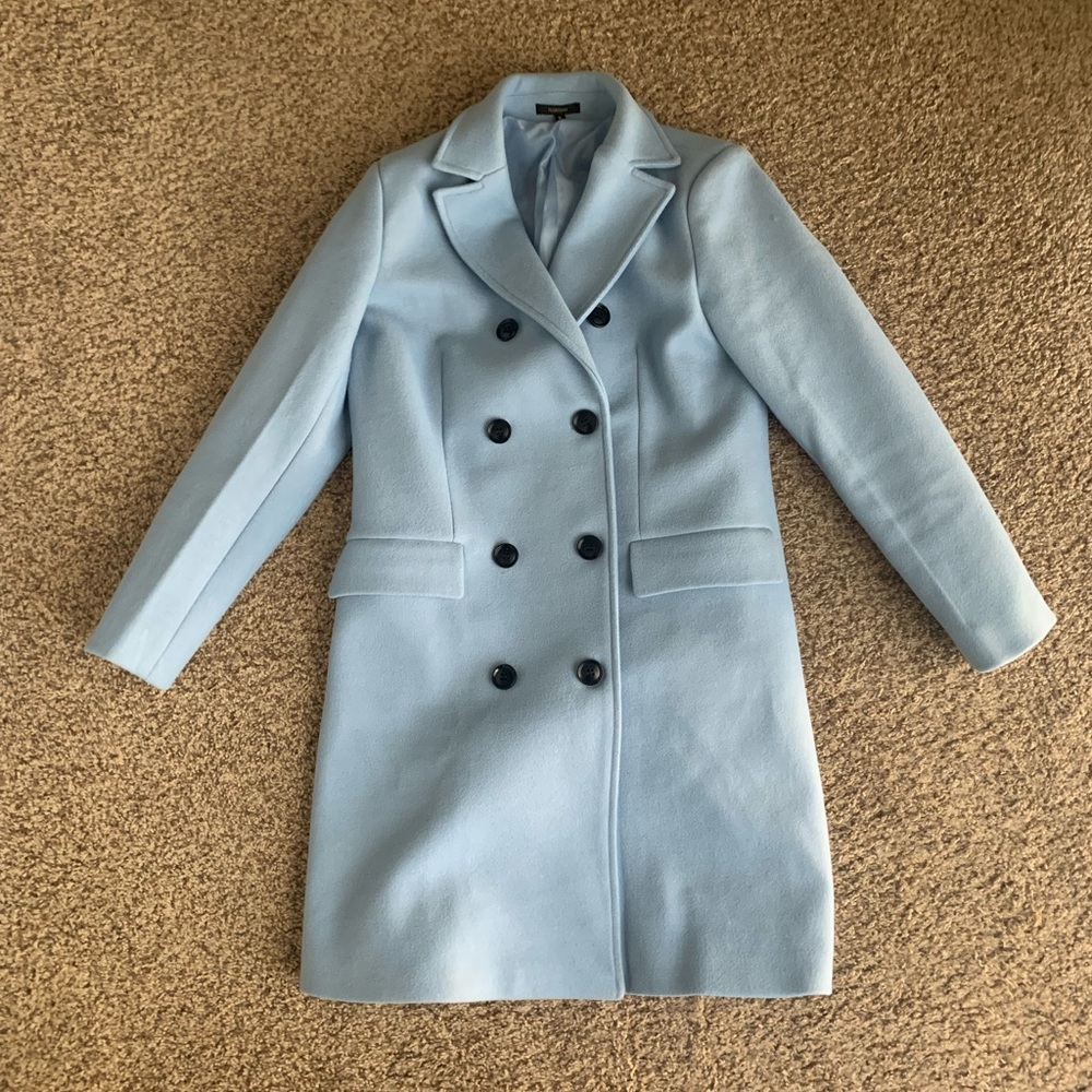 Women’s light blue peacoat size small